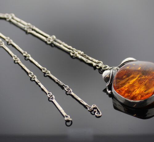 Bernstein Collier Finnland-Design 800/- Silber