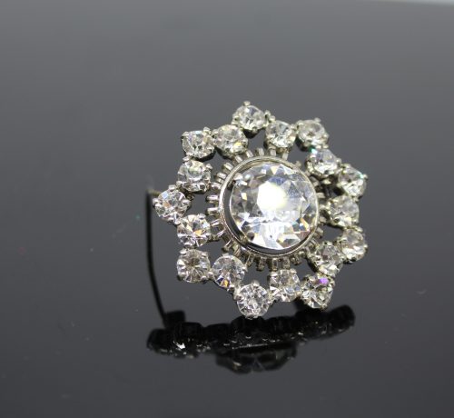 Strass Brosche Blume